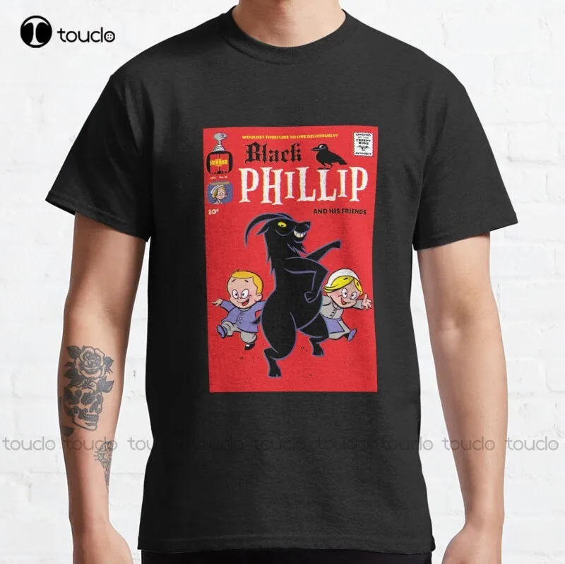 Little Horror Flicks - Black Phillip And His Friends Classic T-Shirt Tee Shirt S-5Xl T Shirt hip hop shirts for men Unisex