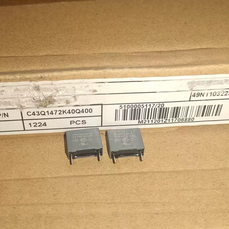 10-100pcs C43Q1472K40Q400 original box Farad MKP63 0.0047uf 300v 472k Y2 film capacitor