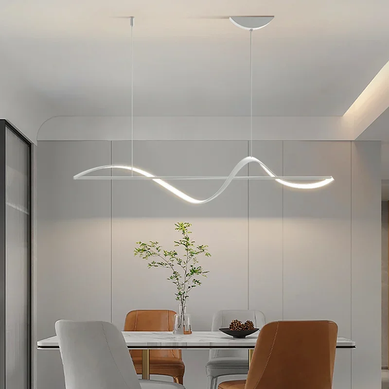 Creative Led Light Emitting Diode Nordic Minimalist Designer Ceiling Restaurant Indoor Pendant Lighting Fixtures