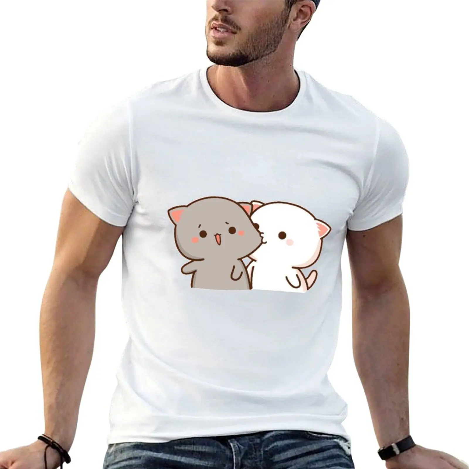 Peach And Goma Plush T-Shirt Festival Party Tee Top
