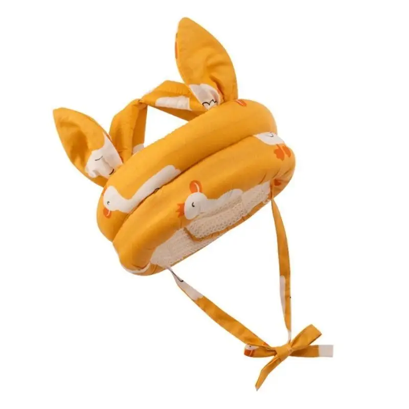 

U13F Baby Learning to Walk Head Protector Hat with Adjustable Size Soft & Breathable Baby Hat Infant Walking Safety Hat