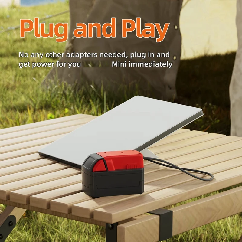 AC88-новый кабель питания 1 м для аккумулятора Milwaukee для адаптера зарядного устройства Starlink Mini Milwaukee для питания постоянного тока 18AWG, шнур шнура