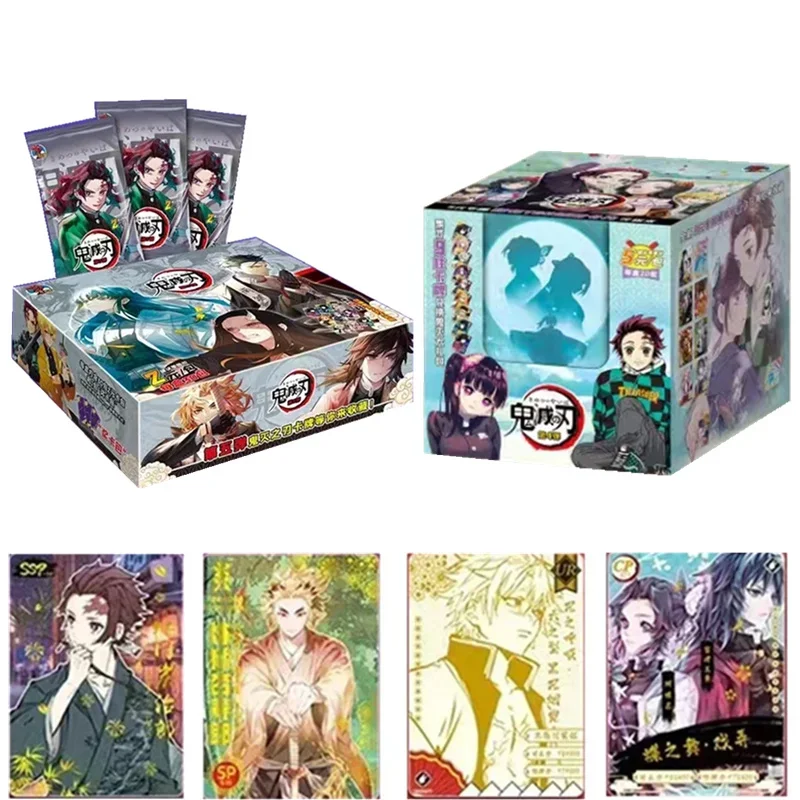 

The New Demon Slayer Limited SLR Card DEM Ghost Month Card CP Love Cards Anime Character Collection Card Children's Toy Gift