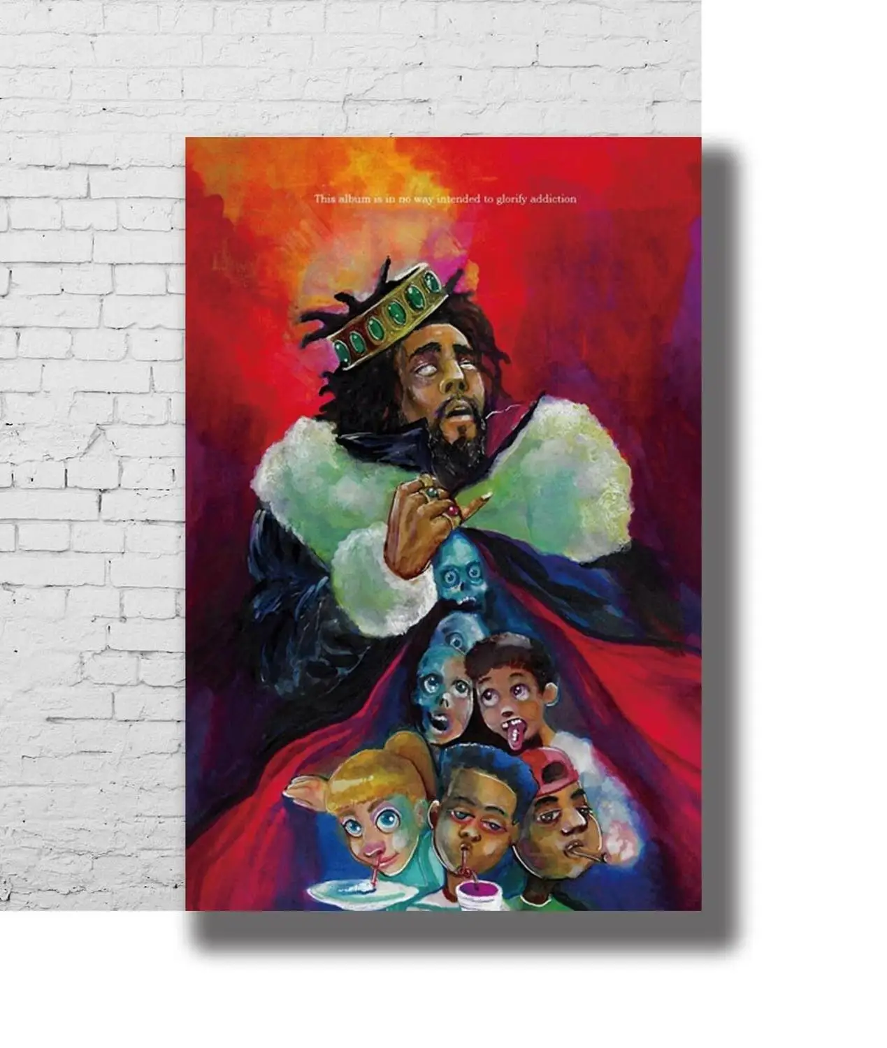 J Cole Kod Art SILK POSTER Wall Art Home Decorative painting