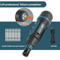 2Nm 3.6V 200r/min Electric Screwdriver Small Wireless Screwdriver Drill Screw Driver Set Rechargeable Electrician Screwdrivers