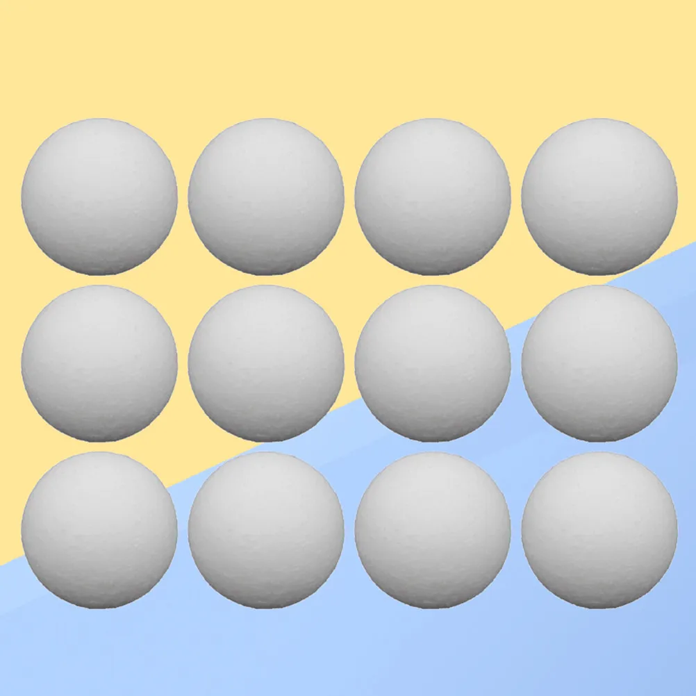 12 Bolas de Pebolim Fosco Brancas de 36mm para Reposição – Perfeitas para Mesas de Pebolim Padrão e Acessórios para Jogos Esportivos