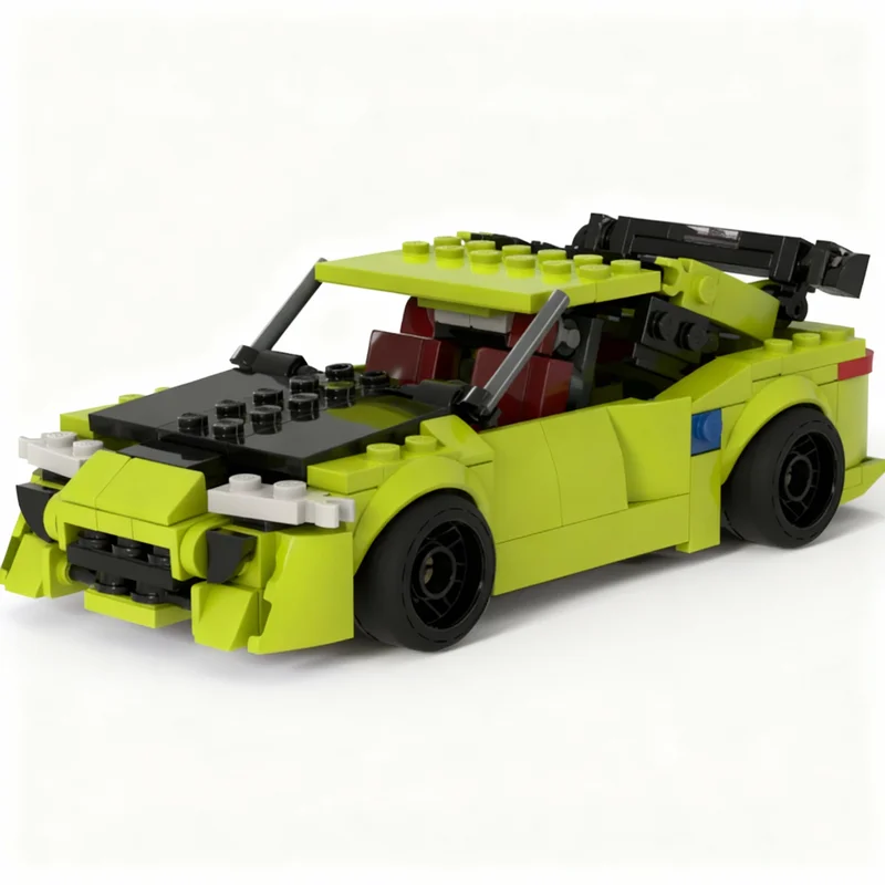 

242pcs MOC Mitsubishi Eclipse City Champions Model Building Blocks Construction Toy Christmas Gifts DIY Creative Idea Education