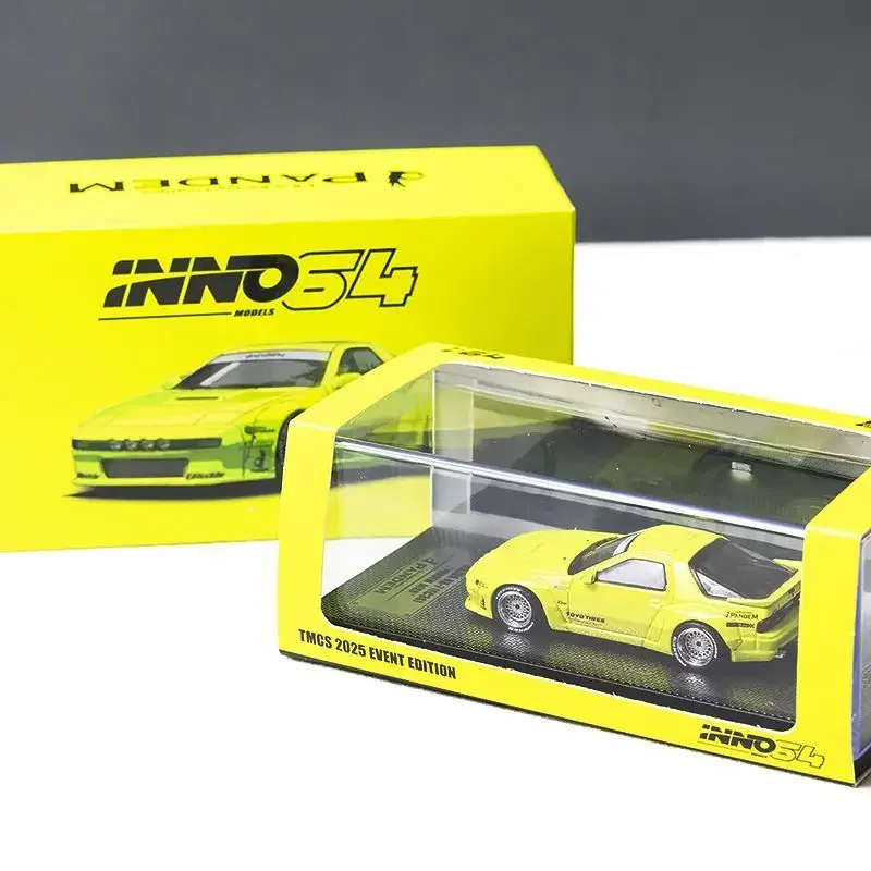 INNO 1/64 Mazda RX7 2025 malaisie exposition limitée alliage jouet véhicule à moteur moulé sous pression en métal modèle cadeaux