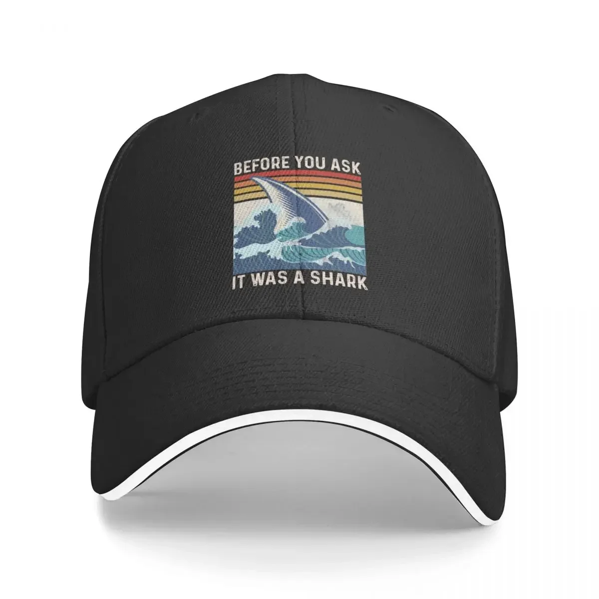 

It Was A Shark - Funny Amputee Saying Baseball Cap Male hat Beach foam party Hat dad hat Women's Golf Clothing Men's