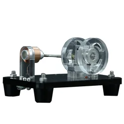 Single cylinder electromagnetic engine, dual cylinder array electromagnetic engine model, solar creative gift ornament