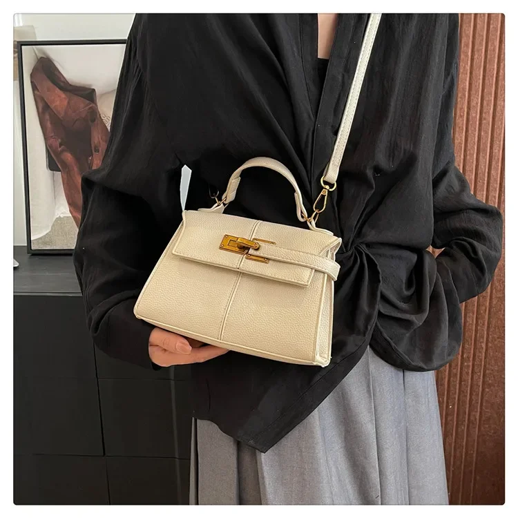 2025 جديد! ! حقيبة كيلي الخفيفة الفاخرة - أزياء نسائية متعددة الاستخدامات، محمولة باليد/الكتف/كروس، جميعها - تصميم مطابق