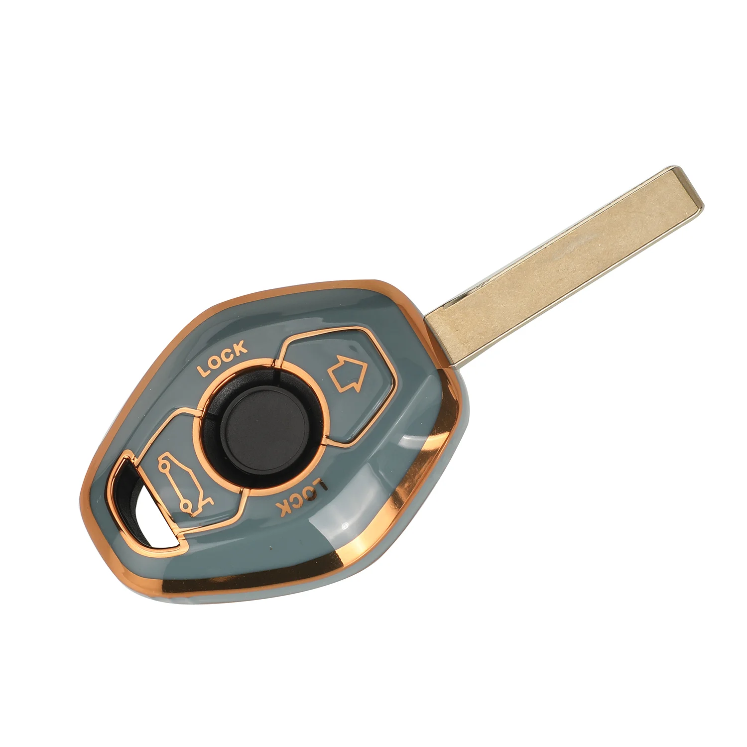 jingyuqin Remote Arrival TPU Car Key Shell Case Fob For BMW 3 5 7 SERIES Z3 Z4 X3 X5 M5 325i E38 E39 E46 4Buttons