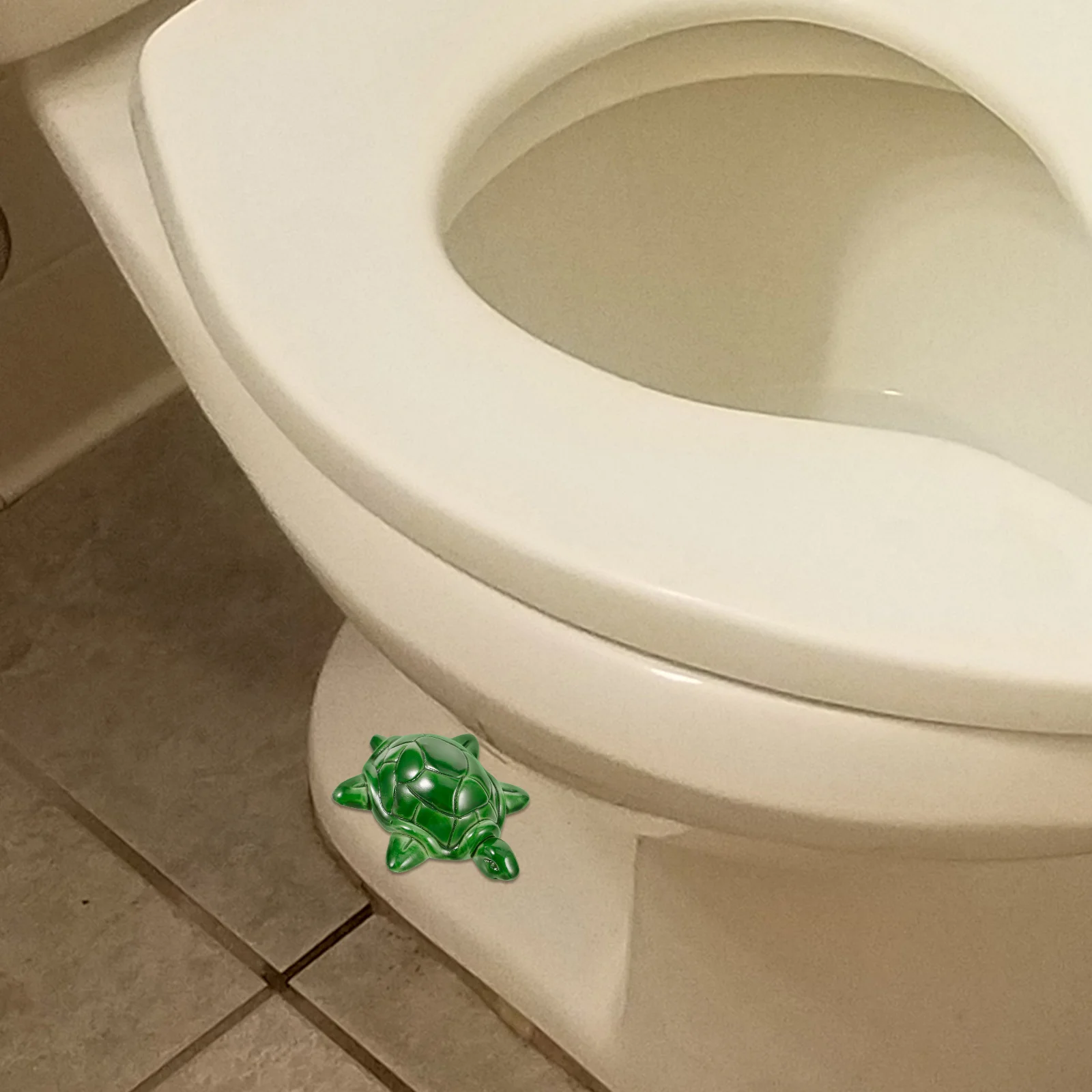 

Turtle Style Toilet Bolt Cap Cover Decorative Ceramic Universal Fit for Most Toilets Easy Installation Push-on Design