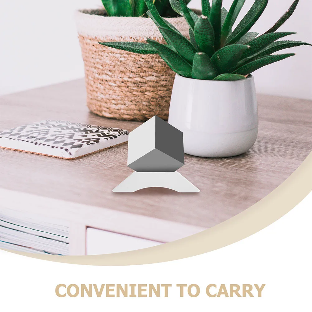 30 قطعة قاعدة حامل واضح مثلث ترايبود عرض لحامل مكعبات السرعة ديكور المنزل والمكتب #2