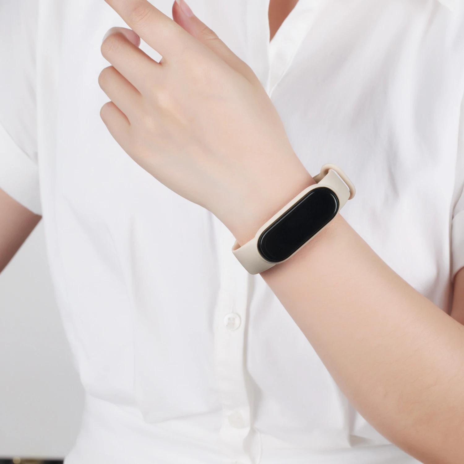 الفرقة ل Xiaomi Mi الفرقة 6 5 4 3 حزام لينة سيليكون حزام الساعات سوار ل Xiaomi Miband 6 5 4 3 حزام معصمه استبدال #6