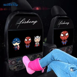 Cartoon Anti Kick Pad Car Accessories Simplicity Child Seat Back Protector Multi-use Cushion Anti-kick Cushion Cute Interior