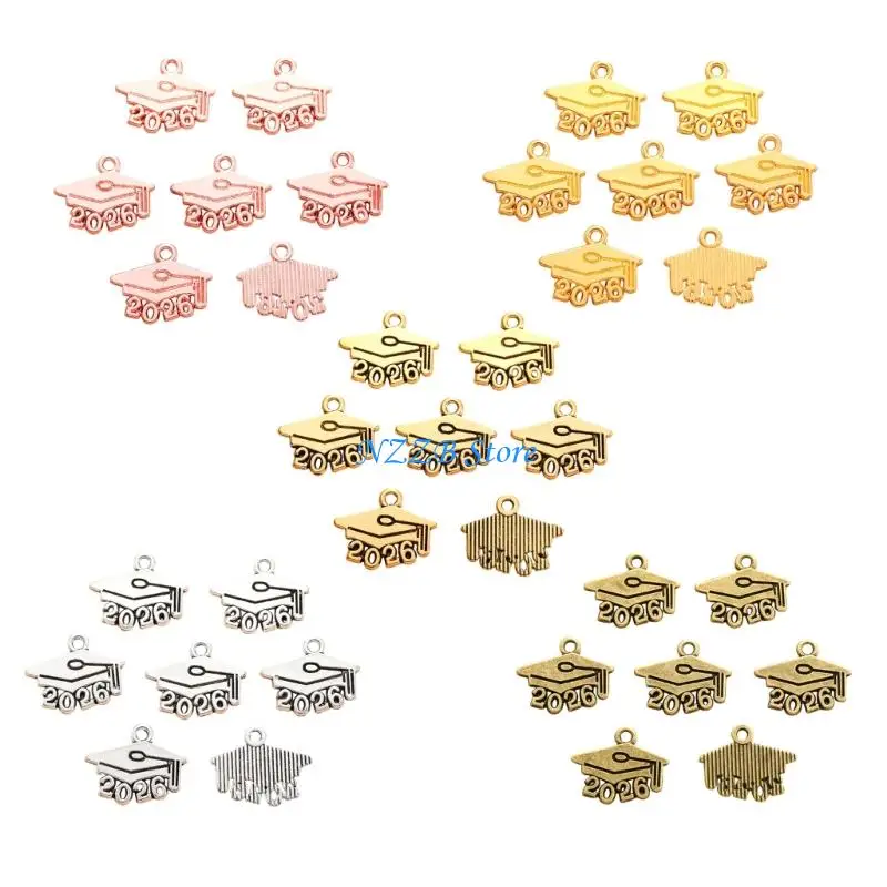 

T21F Sturdy Alloy Commencement Pendants for Individualized DIY Jewelry Creation