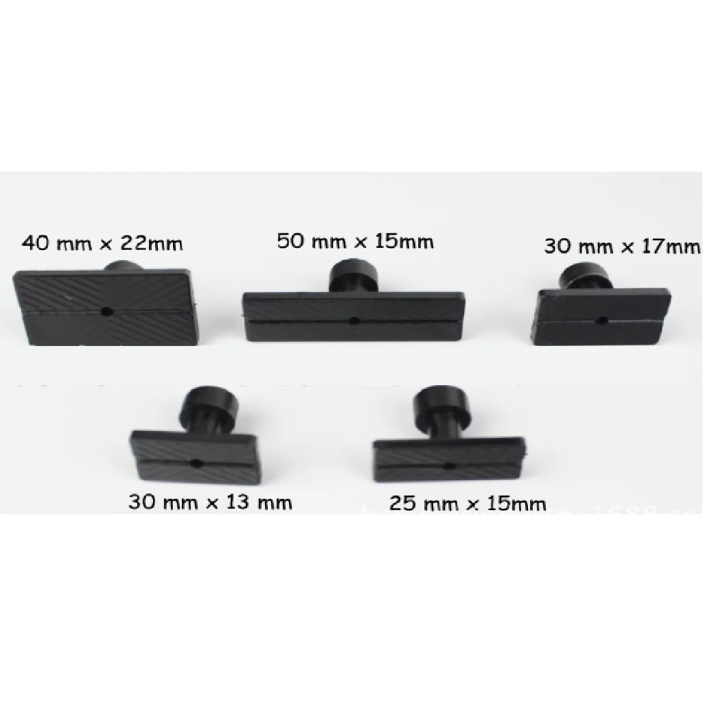 

Car Dent Repair Tool Set Paintless Dent Removal Pulling Tabs Black Glue Tab Kit for Auto Body Dent Restoration