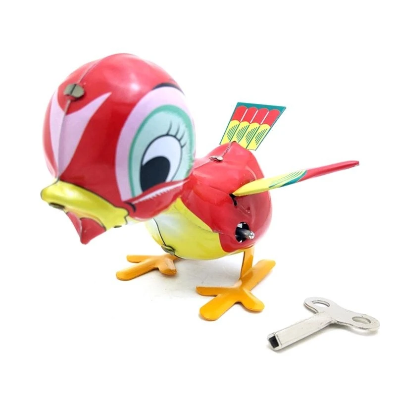 5'' Vịt Windup Đồ Chơi Rocking Robot Sắt Hình Trẻ Đảng Ủng Hộ Sở Thích Bộ Sưu Tập 15UB