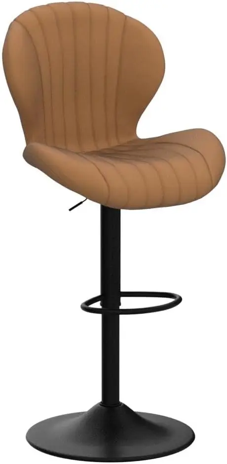 Barkrukken Set Van 4 Moderne Draaibare Barstoelen, Barkrukken Teller Hoogte Met Hoge Rugleuning, Eenvoudige Montage 3-5 Minuten Voor Bar