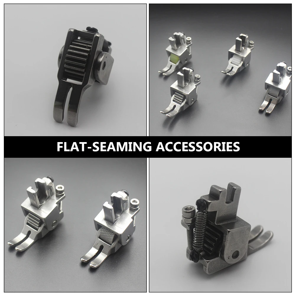 

Practical Iron Roller Presser Foot For Multi Layer Fabric Sewing Accessories Flat Seaming Machine Foot Thick Material Compatible