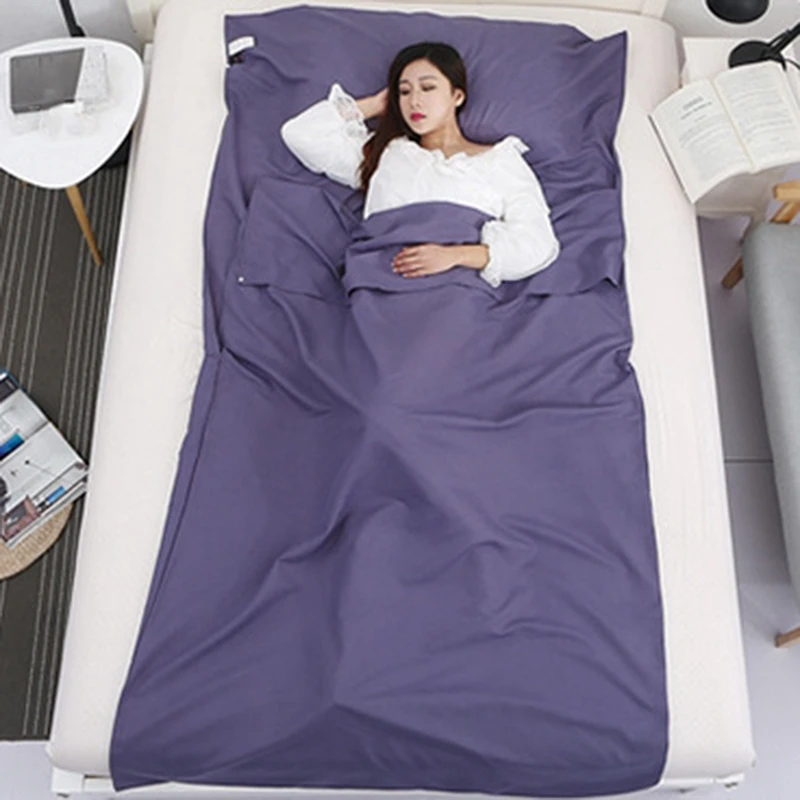 

DW-Sleeping Bag Liner Sleeping Sack Outdoor Camping Hotel Travel Sheet Camping Mat Camping