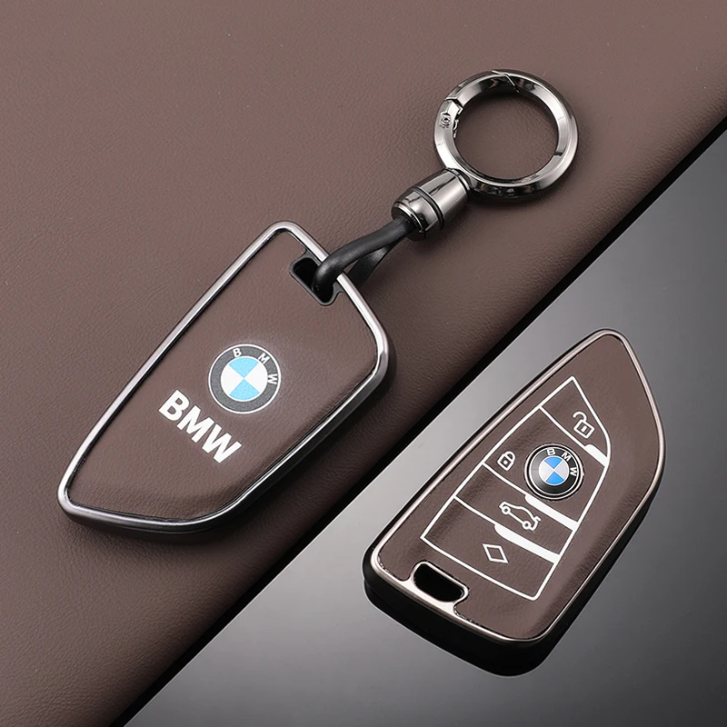 for BMW 1 2 3 5 7 Series X1 F48 X3 G20 X4 X5 G05 X6 F16 M40i M440i G02 G31 G23 F34 F15 F40 IX3 TPU Leather Case Car Key Cover