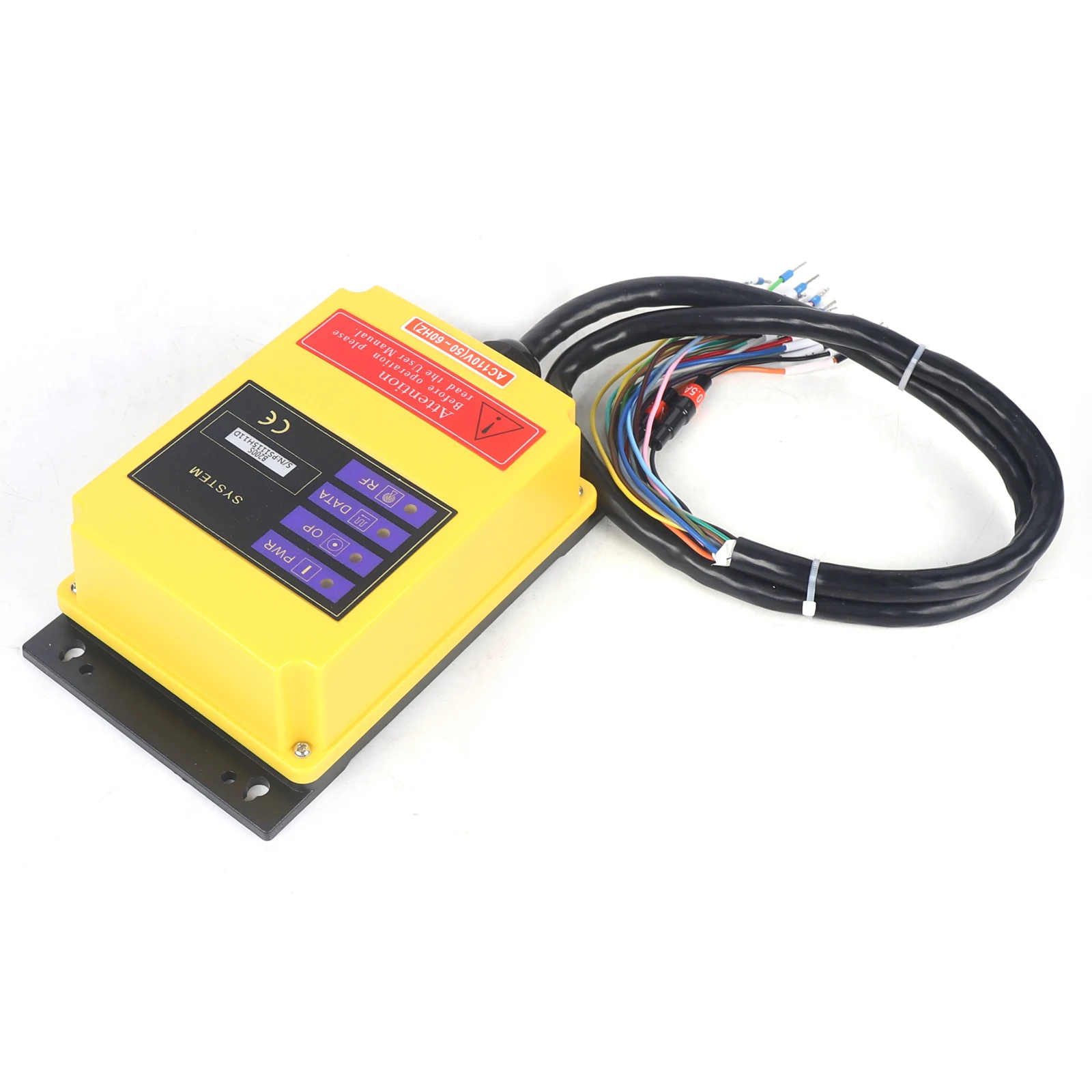 2 Speed 6 Channel Electric Hoist Crane Radio Remote Control System 2 Transmitter