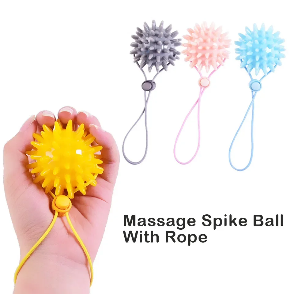 60mm Spike Massage Yoga Ball Trigger Point Exercise Fitness Hand and Foot Pain Relief Muscle Relaxation Ball Health Care