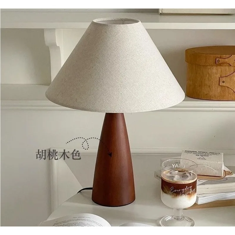 Medieval Style Table Lamp, Adjustable Brightness Rotatable Decor Bedside Lamp for Bedroom Living Room