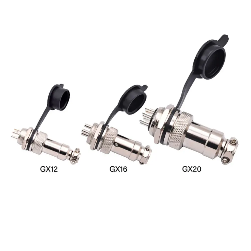 1/3/5 Pcs GX12 GX16 GX20 Aviation Circular Plug Socket Waterproof Dust Cap Welding Cable Connectors Rubber Protective Cover