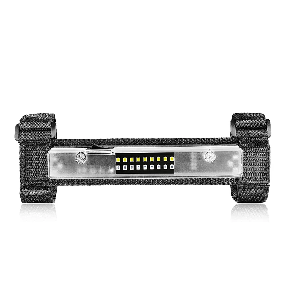 Universal Roll Bar Mount LED Light UTV Dome Light with Switch Interior Light for Polaris RZR Kawasaki ATV, White/Green