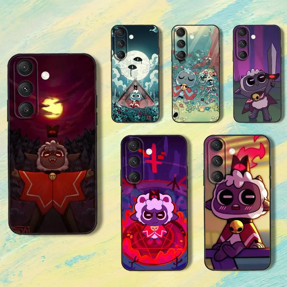 

CultS of the Lamb-e Phone Case For Samsung S25,S24,S10,S22,S21,S20,S23,Ultra,Plus,Lite,FE,Soft Silicone Black Cover