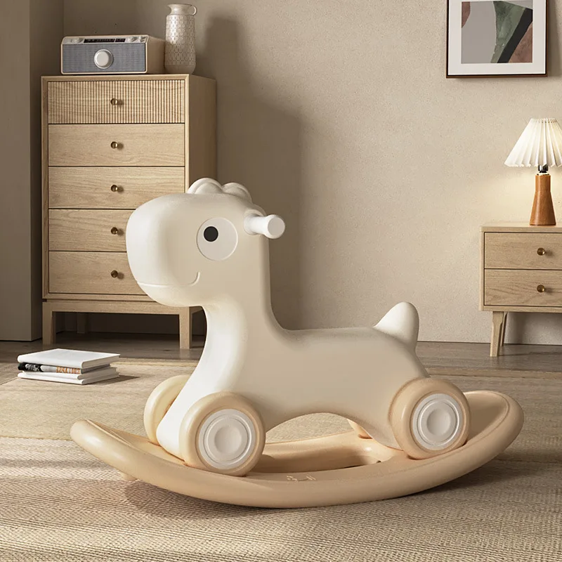 Rocking Horse Horse Children Riding Baby Car 2-in-1 Toy Rocking Car Anti-fall Baby Rocking Chair