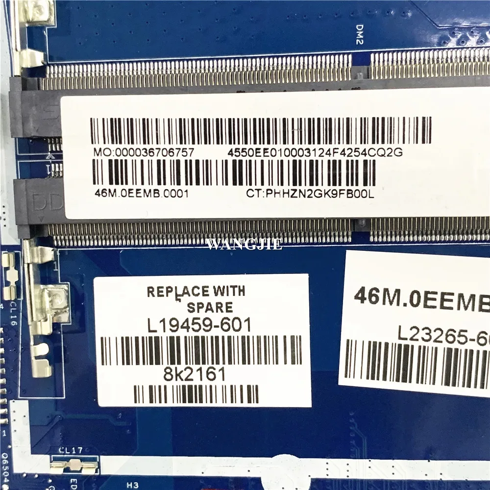 For HP ENVY X360 15-CP 15z-CP Motherboard With Ryzen5 R5-2500U L19459-001 L19459-601 17890-2 448.0EE04.0021 100% Tested OK