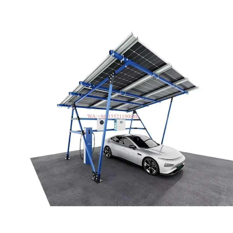 wmwmnu for Solar Carport Hot Selling Photovoltaic Energy Storage Inverter and EV Charger Custom for Home Commercial Use