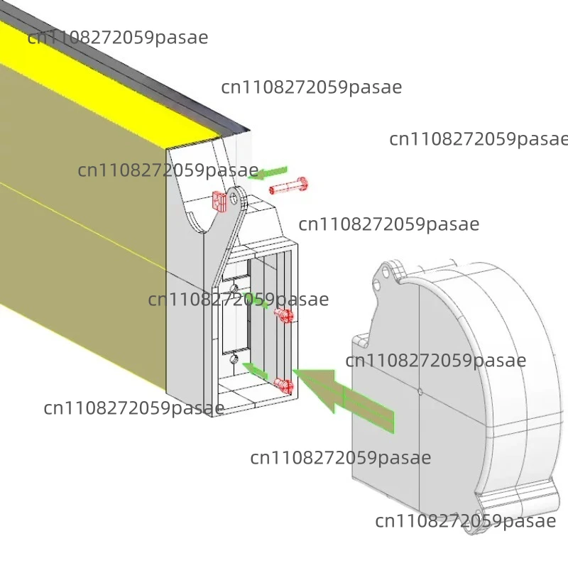 9733 High-Power Cooling Turbine Blower Fan For H200 A H L Series 1PC Graphics Card Heat Sink Fan