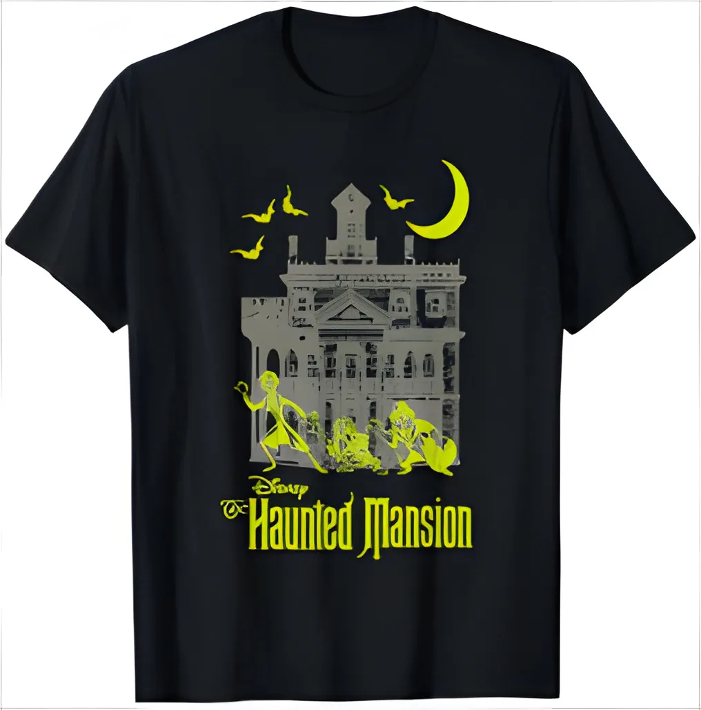 

The Haunted Mansion Hitchhiking Ghosts Silhouettes Shot T-Shirt