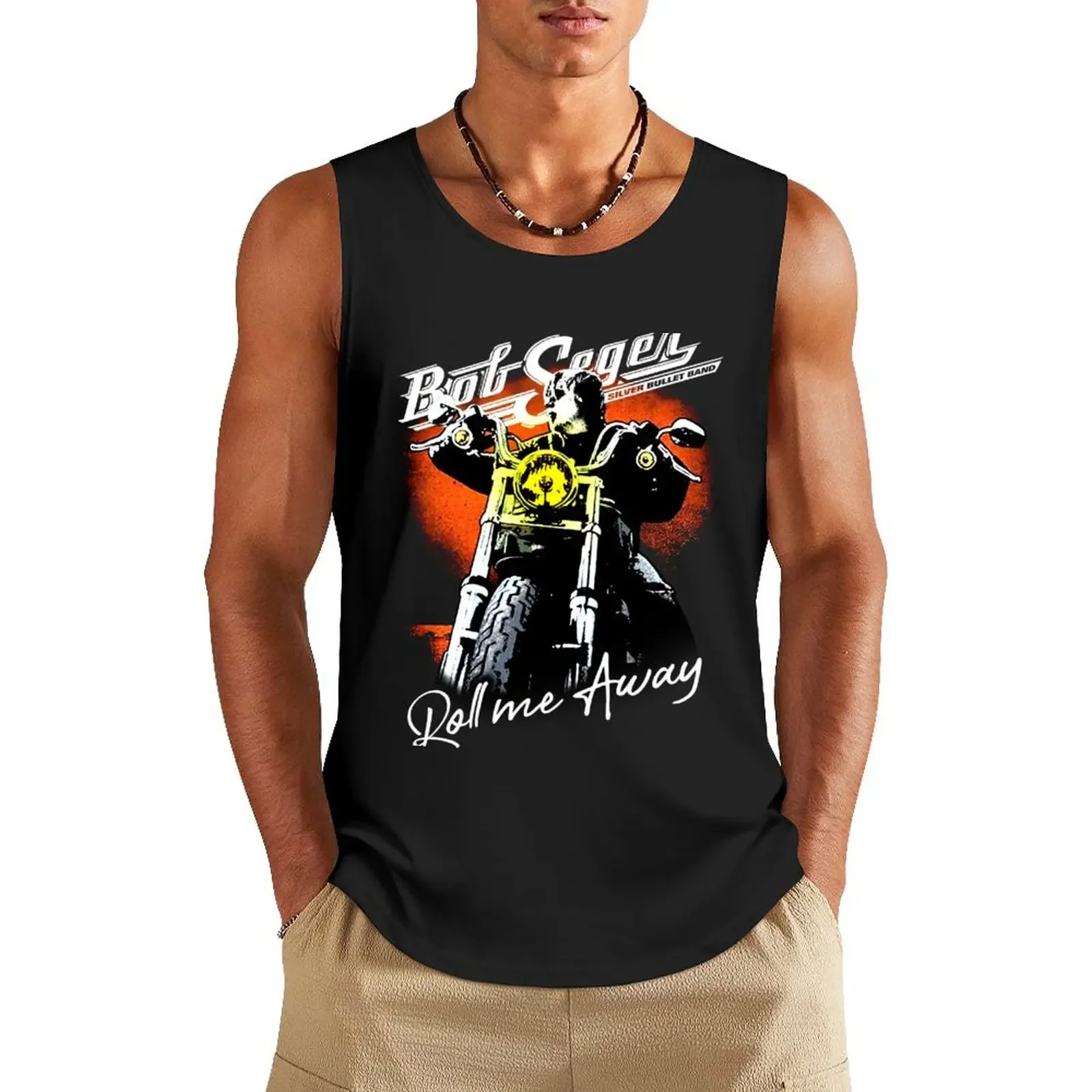 Thé Bób Róll Mé áwáy Thé Fínál Tóúr 2019 Ségér Thé Légénd Róck Tóúr 2020 Tank Top Men's clothing Men's summer clothes Tank Top