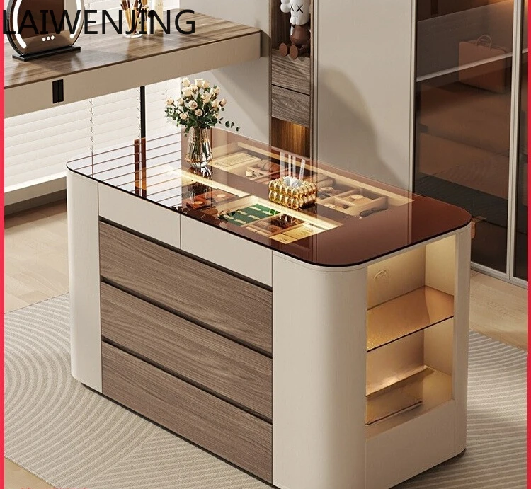 

HLZ Minimalist Jewelry Nakajima Counter Cloakroom Master Bedroom Floor Display Storage Locker