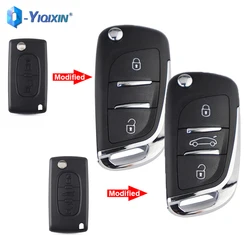 For Citroen C2 C3 C4 C5 C6 C8 Xsara Berlingo Modified Car Key Shell For Peugeot 207 206 307 308 407 208 306 107 406 807 Partner