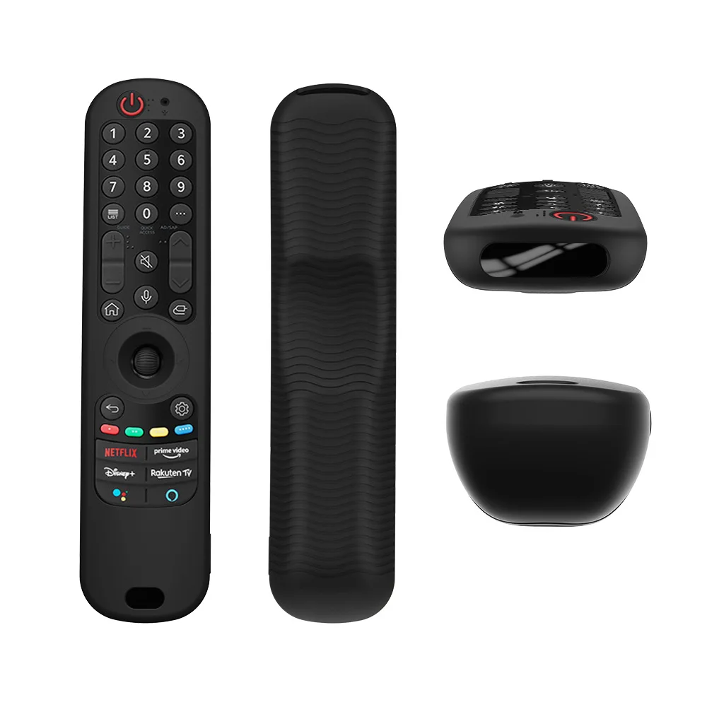 For TV Remote Control Protective Silicone Case,Skid-proof Cover Shockproof Washable AN-MR21GA GC Remote Silicone Cover