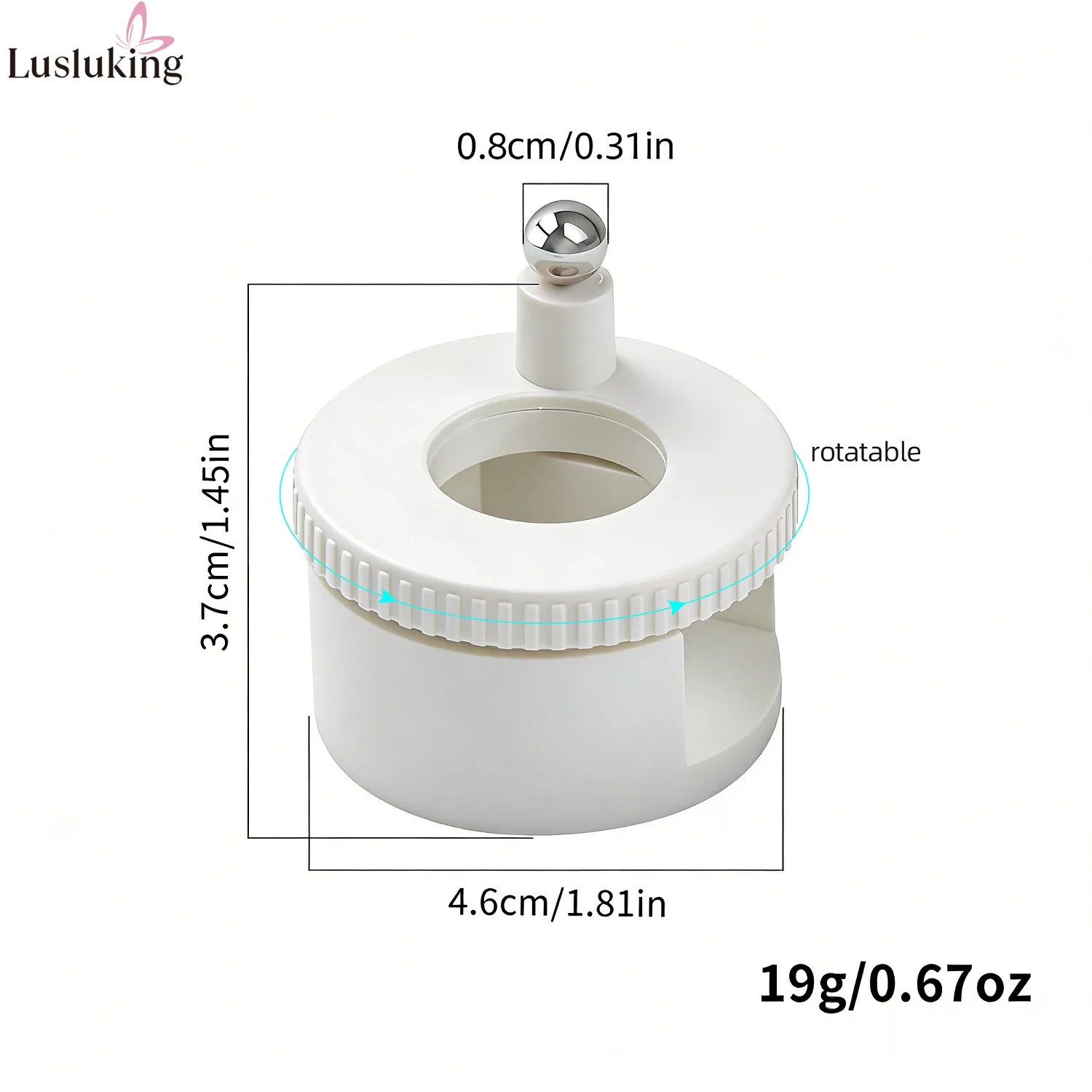 Picture 7: Manicure Magnet Glass Bead Cat Eye Nail Art Stick Automatic Rotating Strong Magnetic Suction Portable Nail Salon DIY Nail Tool