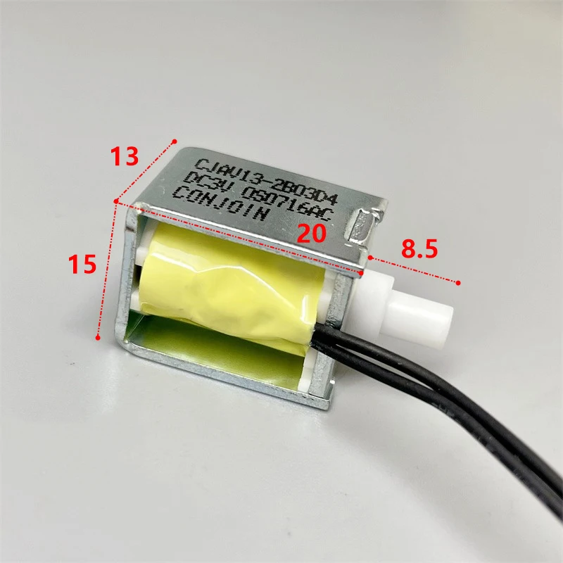 ConJoin CAJV13 Micro Electric Solenoid Valve DC 3V Normally Closed Type N/C Mini Air Vent Exhaust Valve DIY Gas detector Meter