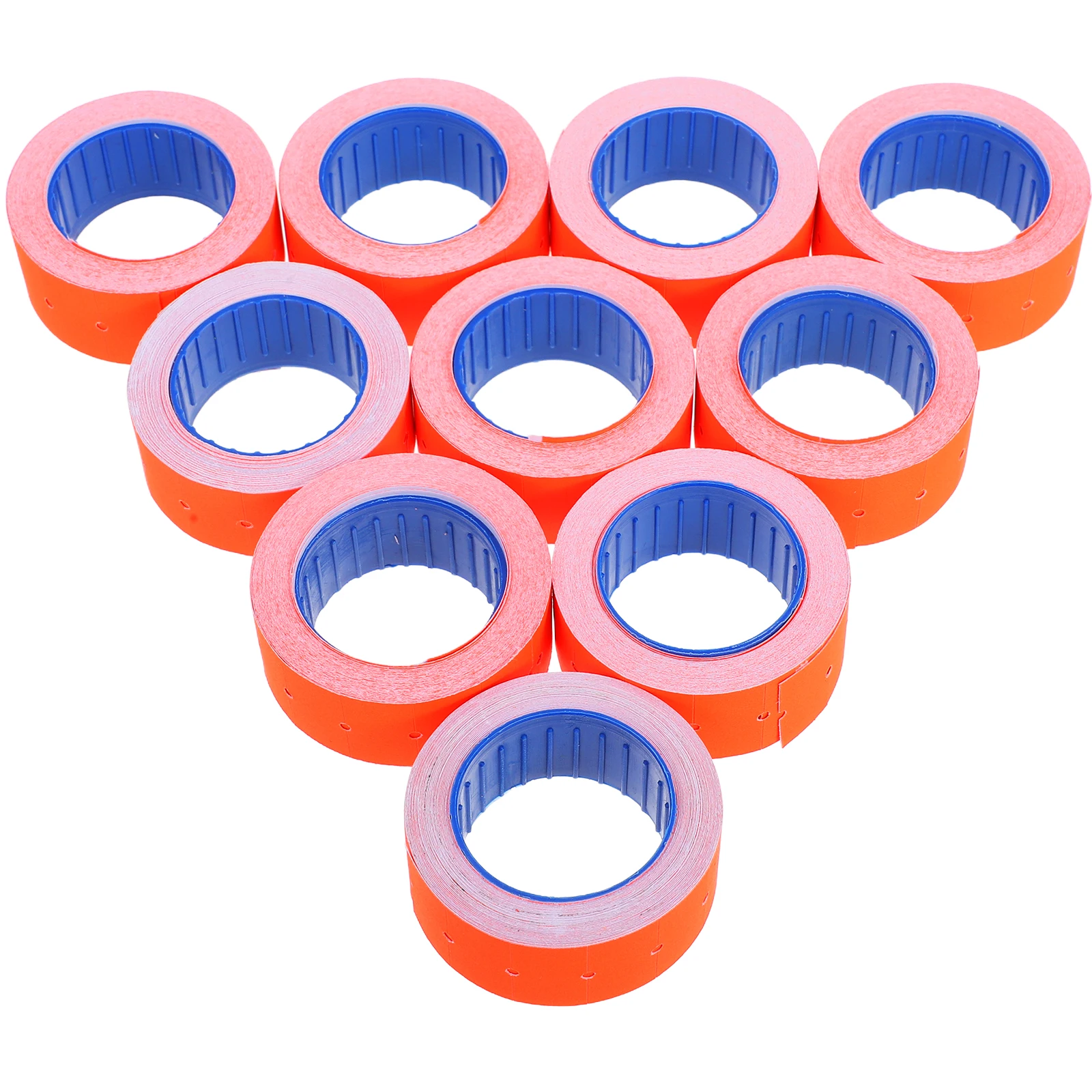 

10 Rolls Stickers Price Tag Office School Supplies Label Printing Paper Date Labels Adhesive Marking Colored Expiration