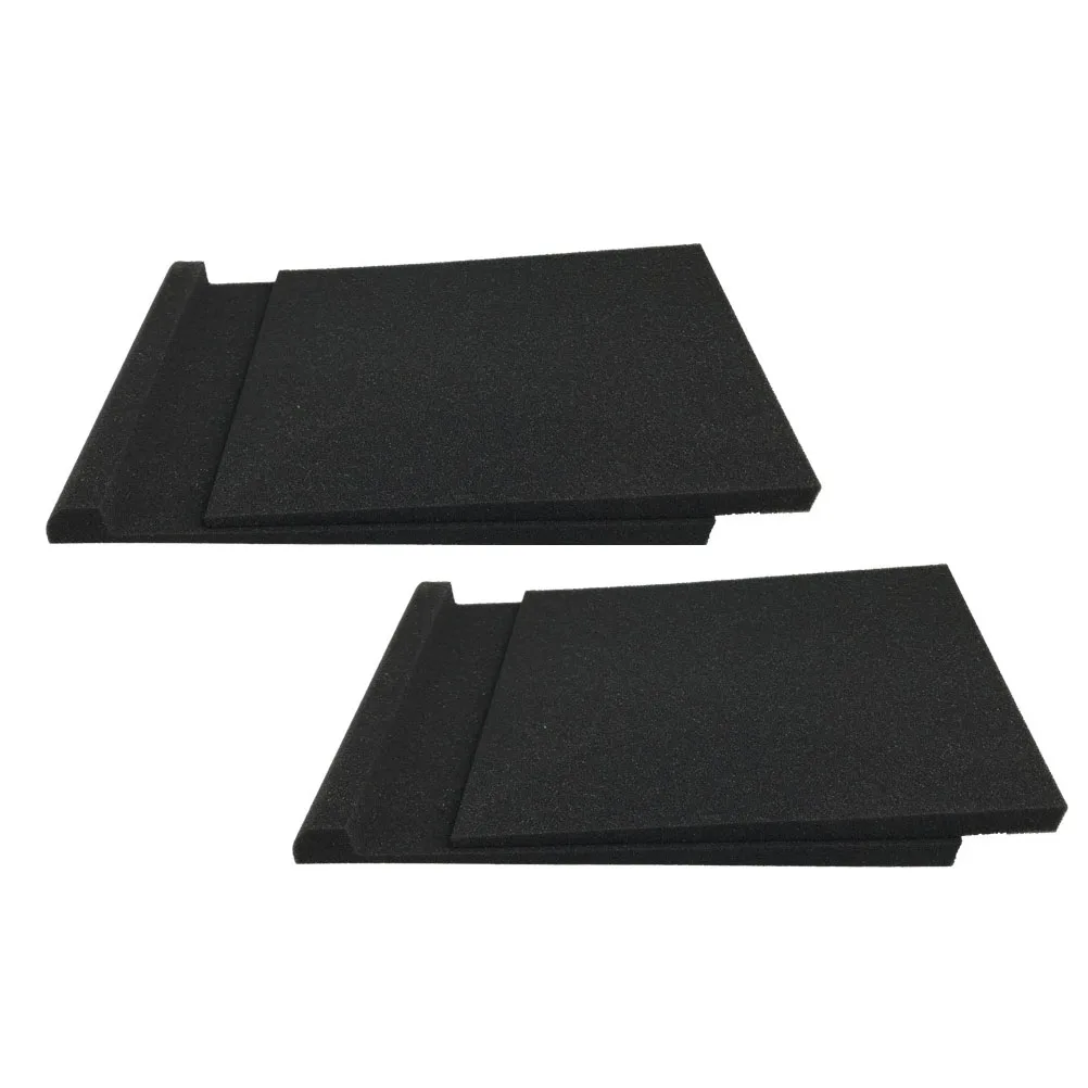 

2pcs Speaker Isolation Pads 10 Inch Subwoofer Sound Diffuser Panels Vibration Proof Foam For Studio Monitor Acoustic Equipment