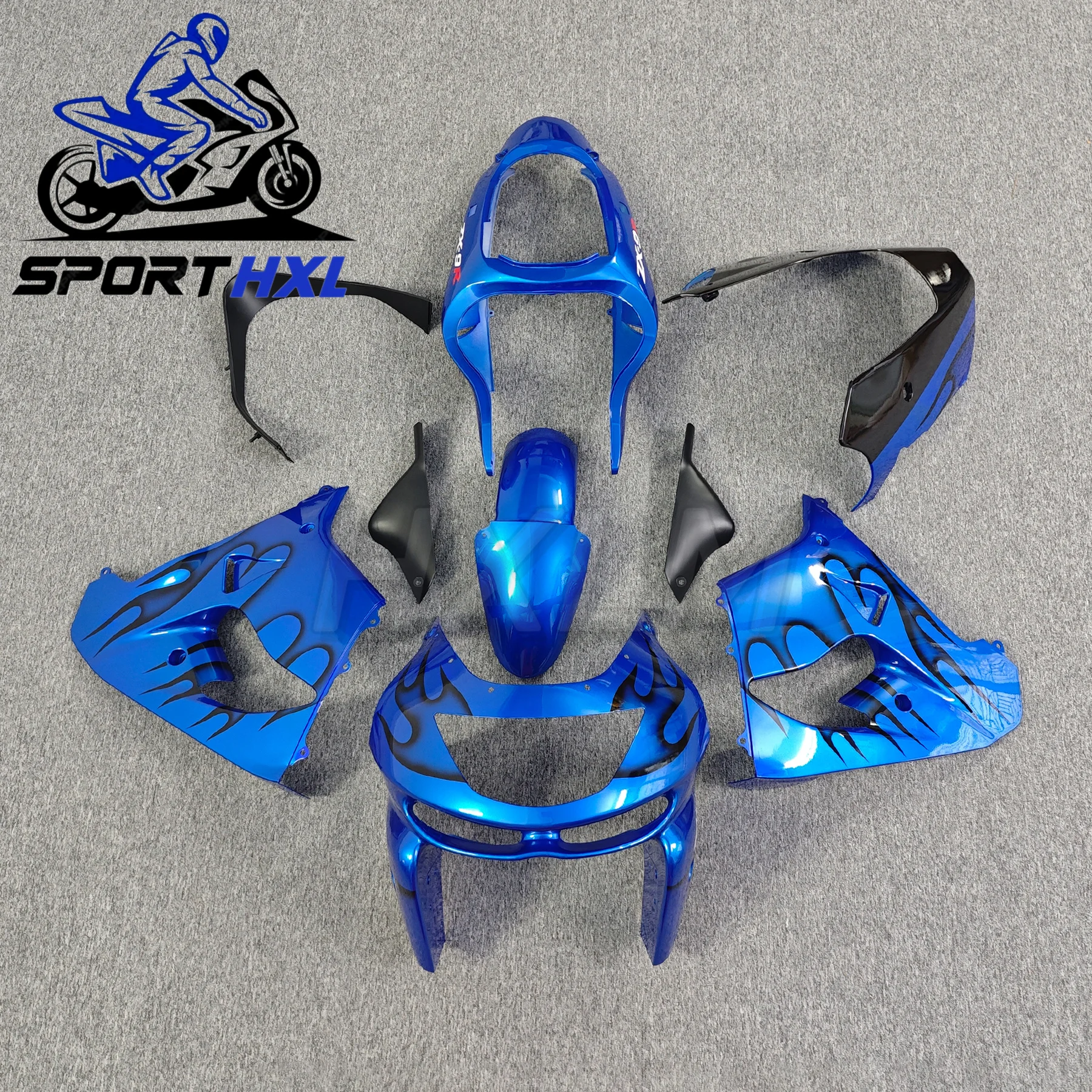 

Для Kawasaki ZX9R 1998-1999 полный комплект обтекателя комплект обтекателя комплект обтекателя кузова обтекатель кузова индивидуальная часть из АБС-пластика