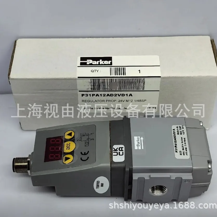 P31PA12AD2VD1A Original Parker PARKER Pneumatic Proportional Valve New