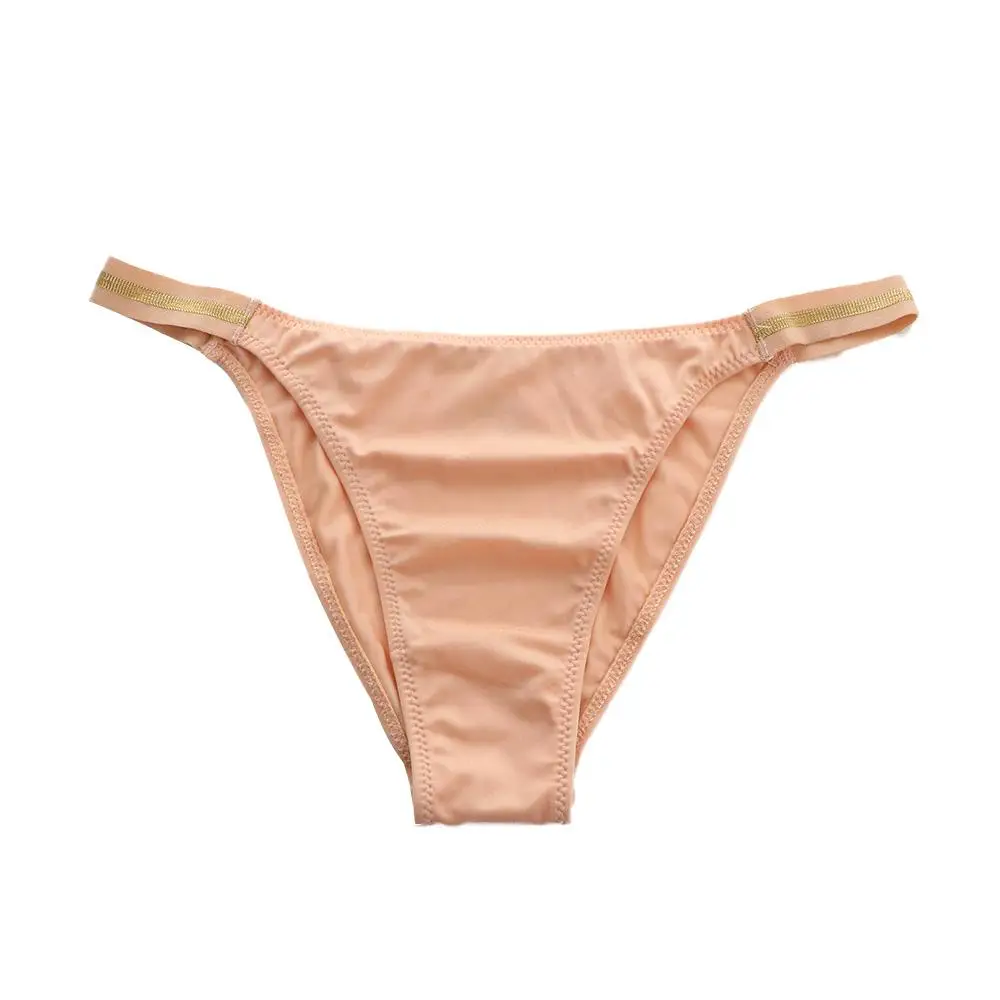 Dessous Damen Unterwäsche Niedrige Taille Bikini Glänzender Gürtel Verlockende Slips Eis Seide Tanga Sexy T-Back G-string Frauen Höschen