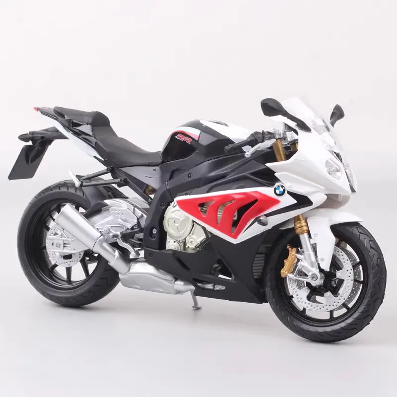 WELLY 1:12 BMW S1000RR 2009 Die Cast Motorcycle Model Toy Vehicle Collection Autobike Shork-Absorber Off Road Autocycle Toys Car